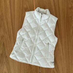 TOMMY HILFIGER White Puffer Vest Size XS